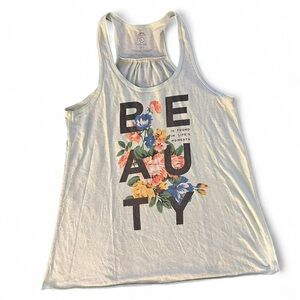 VINTAGE Sevenly x TWLOHA Limited Edition “Beauty” Tank L